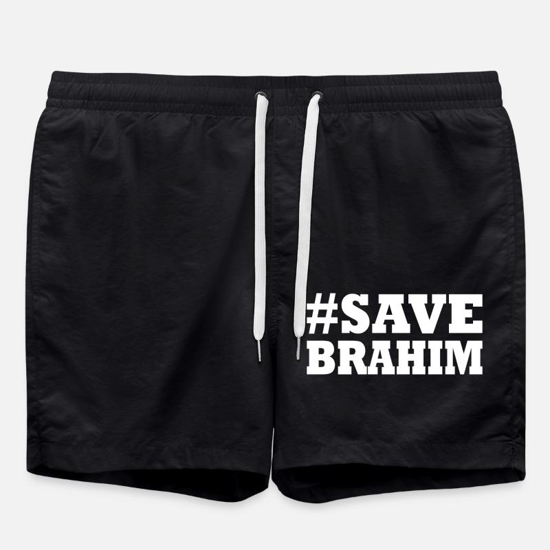 Save brahim - Short de bain - noir