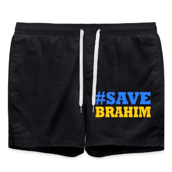 Save brahim - Badeshorts - Schwarz - Vorne - AI Model Male 185 light (185cm)