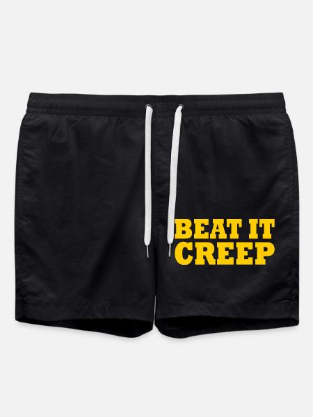 Beat it creep - Swim Trunks - black