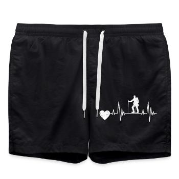 Randonnée Bloc Montagnes Escalade Alpinisme - Short de bain - noir - Devant - AI Model Male 185 light (185cm)