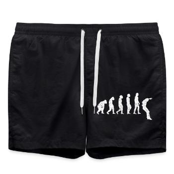 Parkour Läufer Extremsport Geschenk Parkourläufer - Badeshorts - Schwarz - Vorne - AI Model Male 185 light (185cm)