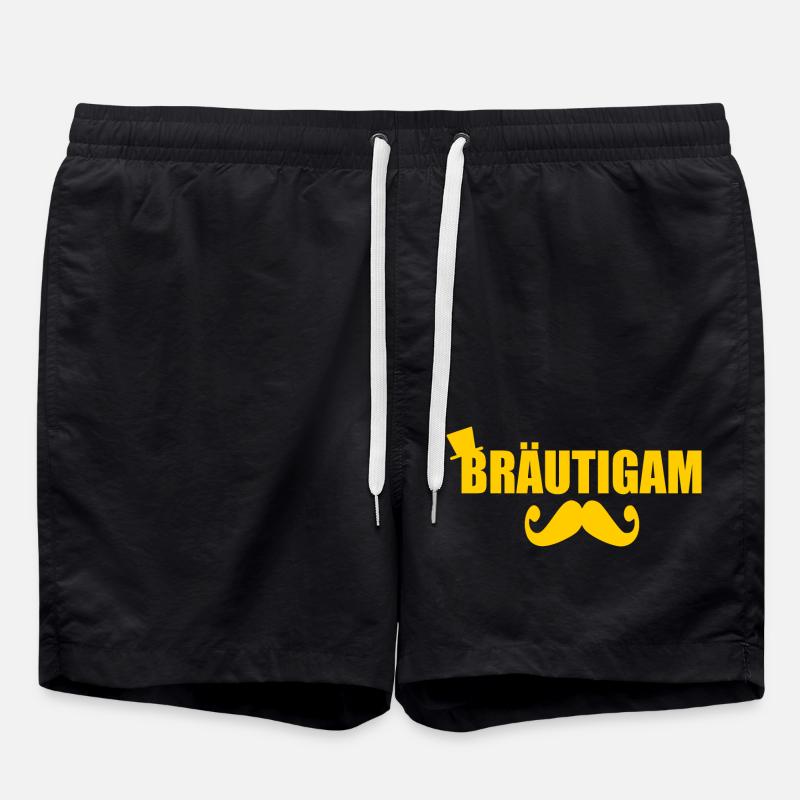 bräutigam - Badeshorts - Schwarz