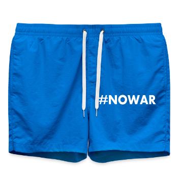 No war - Short de bain - cobalt blue - Devant