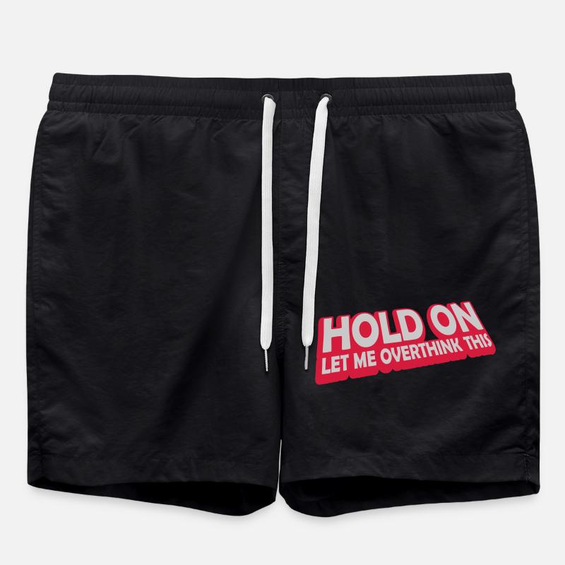 Let me overthink this - Swim Trunks - black