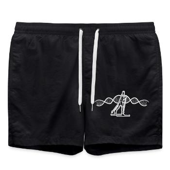 Cross-country skiing Winter sports Skier Skier Skiing Skiing - Swim Trunks - black - Front - AI Model Male 185 light (185cm)