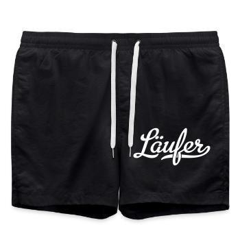 Läufer - Badeshorts - Schwarz - Vorne - AI Model Male 185 light (185cm)