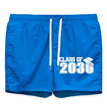 Klasse von 2036 Vorschulabschluss Pre-K Graduation - Badeshorts - Cobalt blue - Vorne