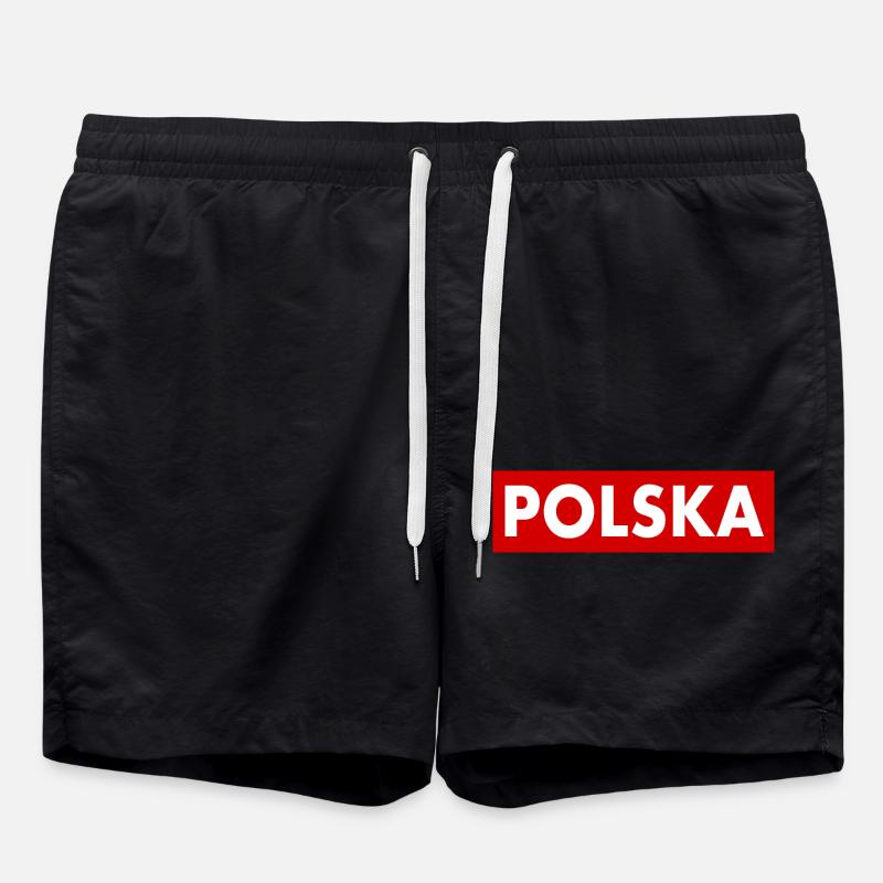 Poland - Swim Trunks - black