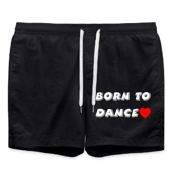 Dance - Swim Trunks - black - Front - AI Model Male 185 light (185cm)