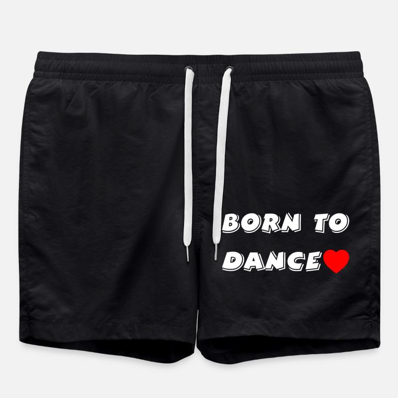 Tanzen - Badeshorts - Schwarz