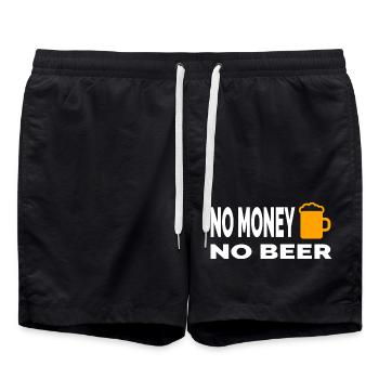 Bière - Short de bain - noir - Devant - AI Model Male 185 light (185cm)