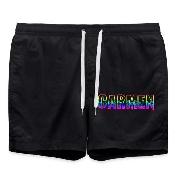 carmen rs arc-en-ciel - Short de bain - noir - Devant - AI Model Male 185 light (185cm)