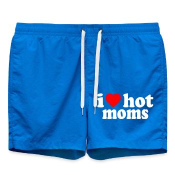 I love hot moms - Badeshorts - Cobalt blue - Vorne