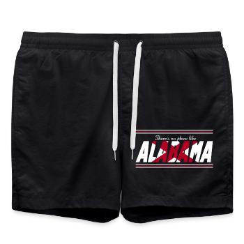 Es gibt keinen Ort wie Alabama - Badeshorts - Schwarz - Vorne - AI Model Male 185 light (185cm)