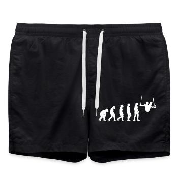 Gymnastics Floor exercises Gymnastics Gymnastics Club Apparatus gymnastics - Swim Trunks - black - Front - AI Model Male 185 light (185cm)