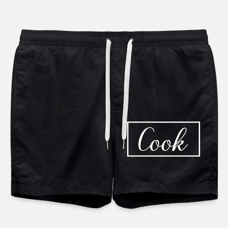 Cook Proud graduierter Kochkunststudent - Badeshorts - Schwarz