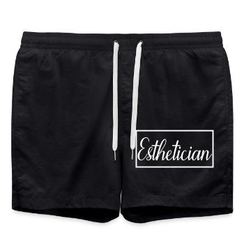 Kosmetikerin Stolzes graduiertes Kosmetikerin-Geschenk - Badeshorts - Schwarz - Vorne - AI Model Male 185 light (185cm)