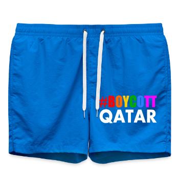 Boycott qatar - Short de bain - cobalt blue - Devant
