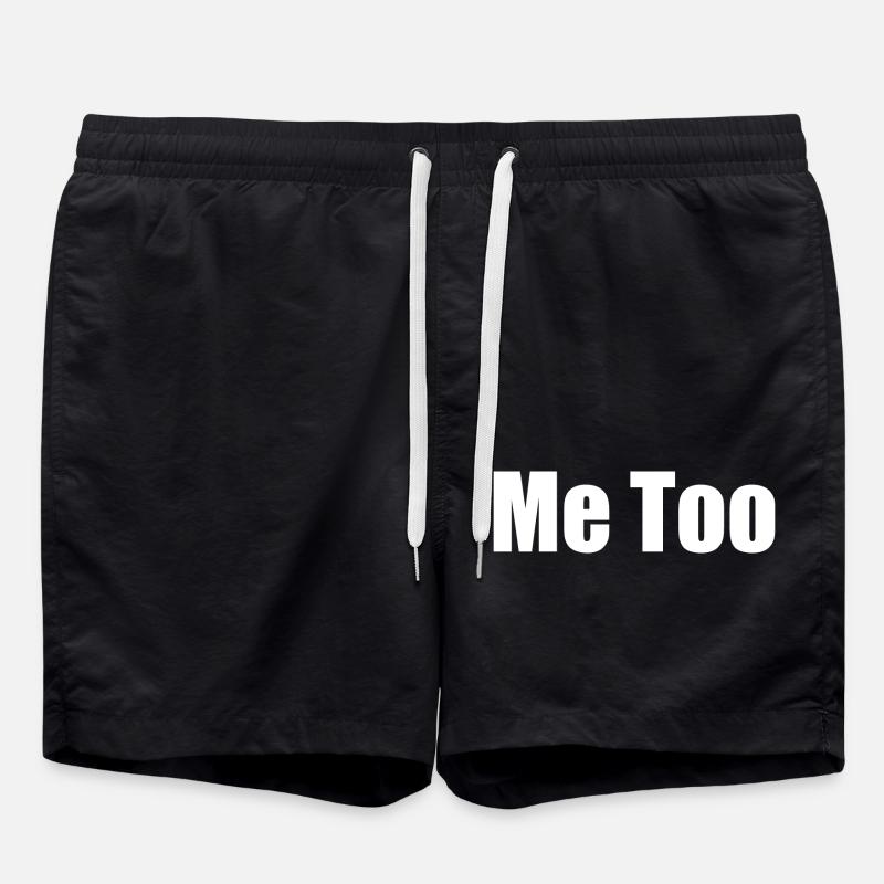 Me too - Swim Trunks - black