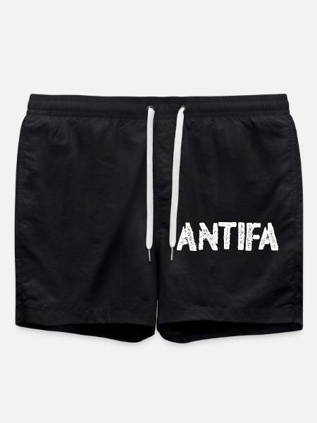 Antifa - Swim Trunks - black