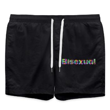 Bisexuel - Short de bain - noir - Devant - AI Model Male 185 light (185cm)