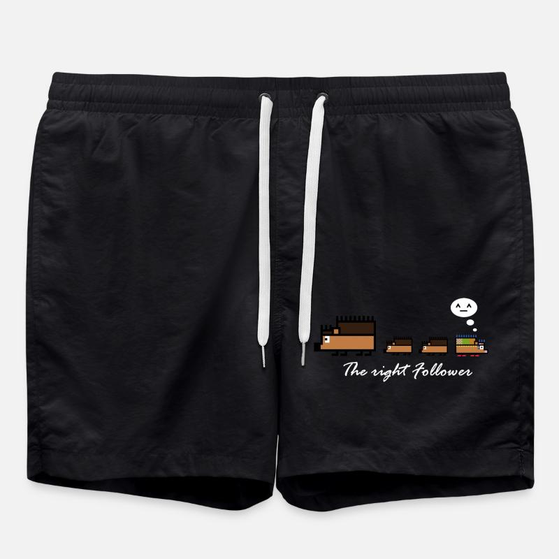 HérissonFollowers - Short de bain - noir