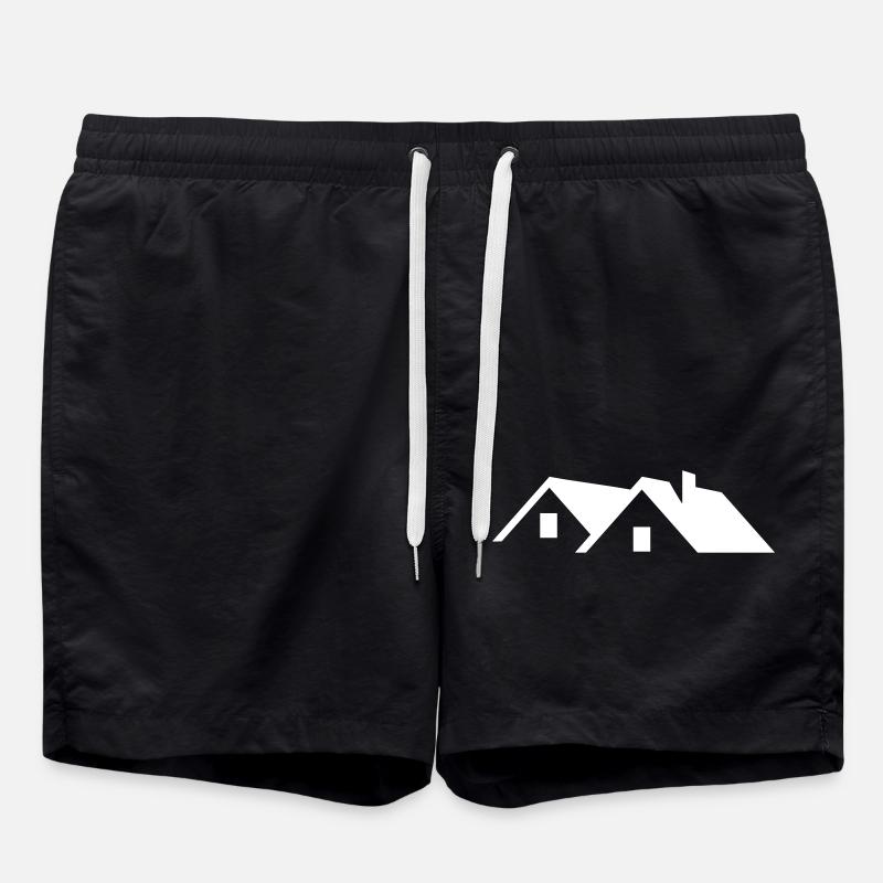 Toit - Short de bain - noir