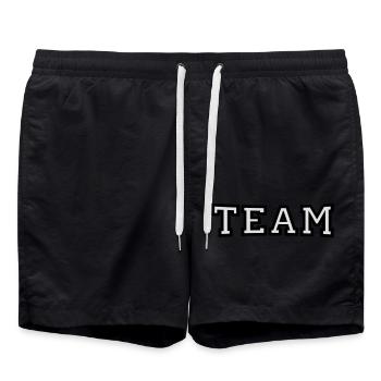 Team - Swim Trunks - black - Front - AI Model Male 185 light (185cm)