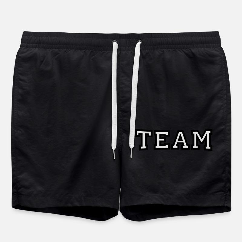 Team - Badeshorts - Schwarz