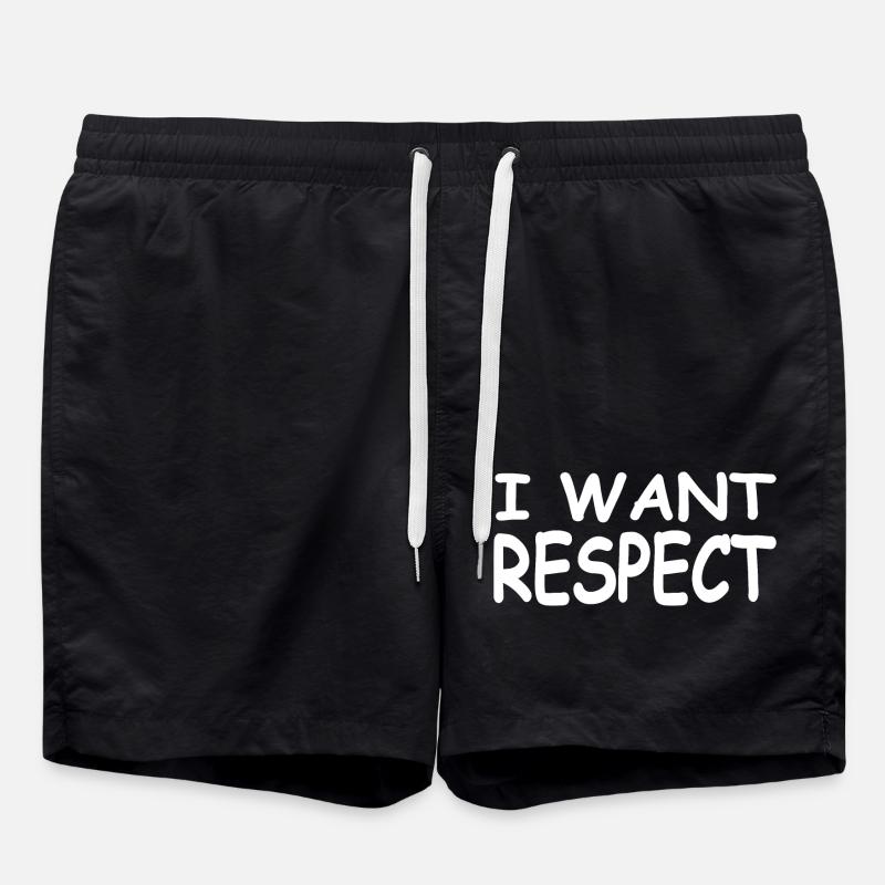 Respekt - Badeshorts - Schwarz