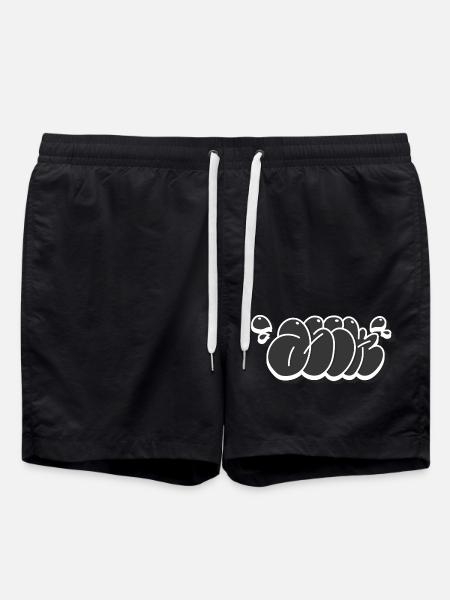 Urban art Graffit - Swim Trunks - black