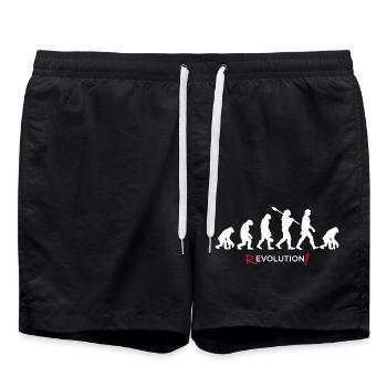 Revolution - Evolution Man Fun Twist 13 - Badeshorts - Schwarz - Vorne - AI Model Male 185 light (185cm)