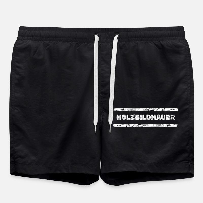 Wood sculptor - Swim Trunks - black