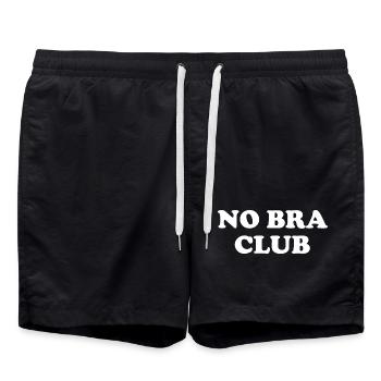 No Bra Club - Poitrine - - Soutien-gorge - Soutien-gorge - Short de bain - noir - Devant - AI Model Male 185 light (185cm)