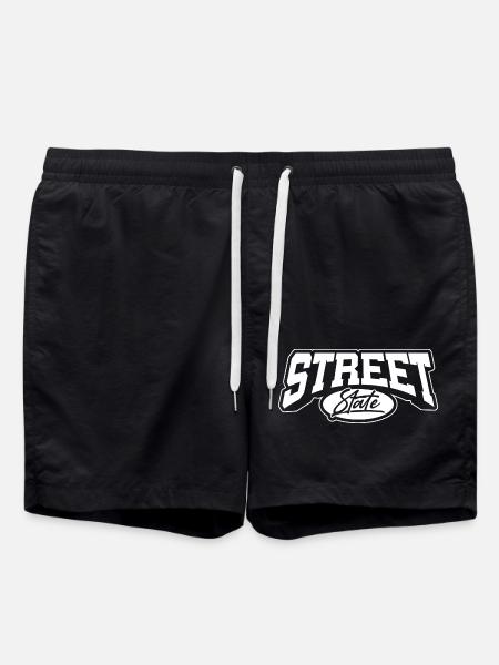 Street State W - Swim Trunks - black
