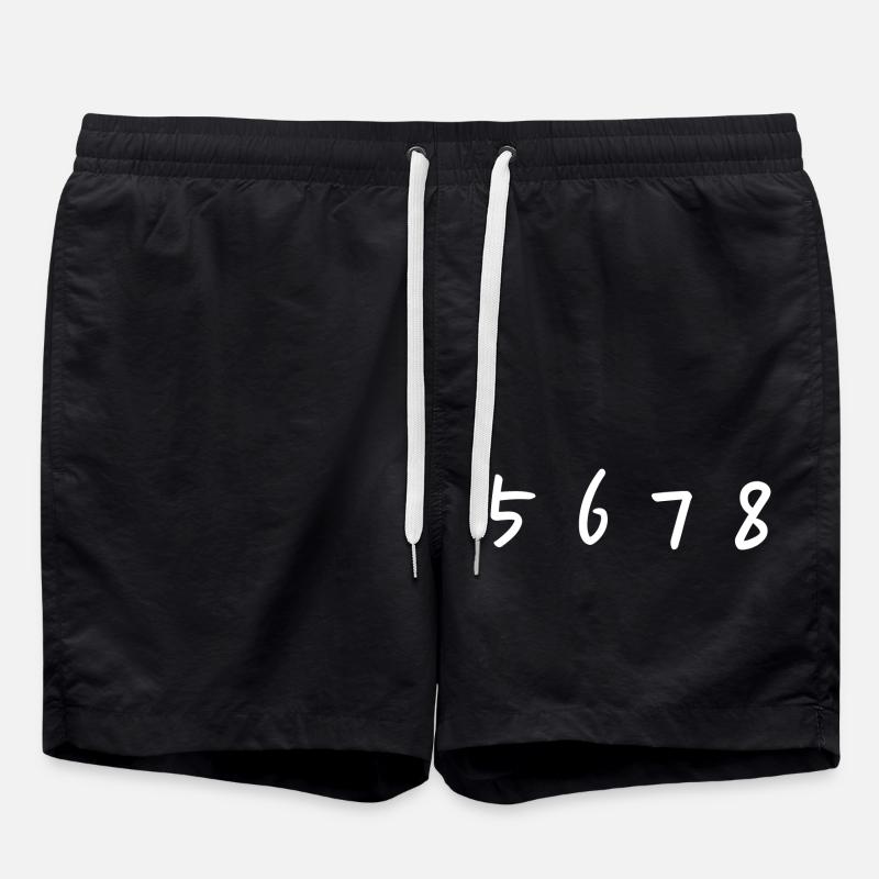 et 5, 6, 7, 8. - Short de bain - noir