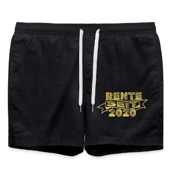 Rente 2020 - Short de bain - noir - Devant - AI Model Male 185 light (185cm)