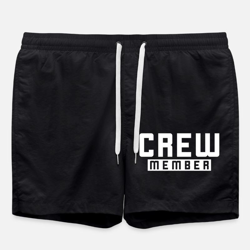 Crew Member - Swim Trunks - black