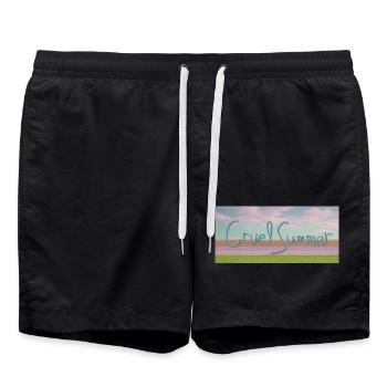 Grausame Sommer-Skyline Cruel Summer Skyline - Swim Trunks - black - Front - AI Model Male 185 light (185cm)