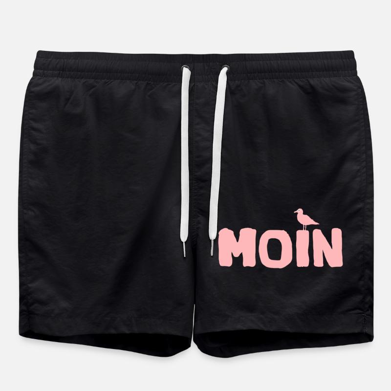 Moin die Möwe édition locale - Short de bain - noir