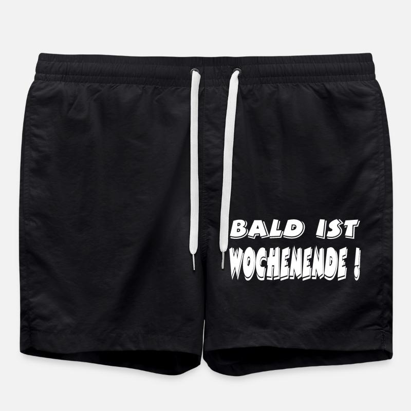 Wochenende - Badeshorts - Schwarz