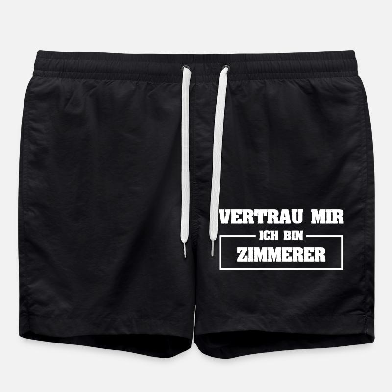 Zimmerer - Badeshorts - Schwarz