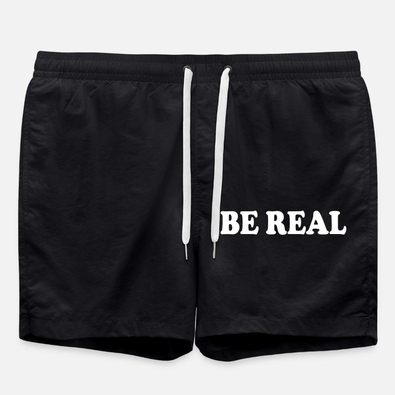 Be real - Badeshorts - Schwarz