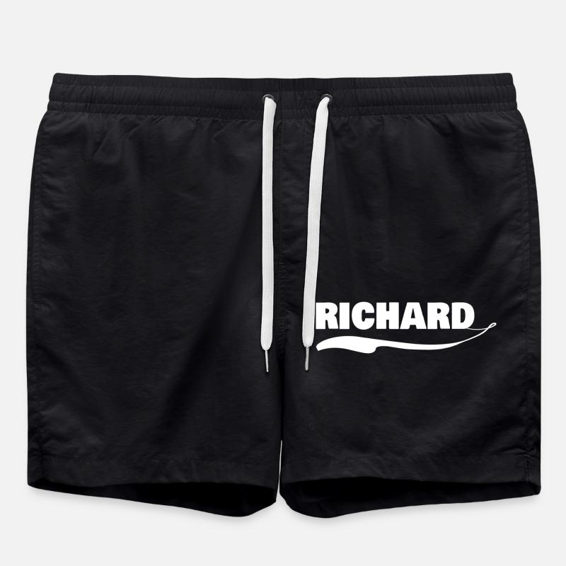 First name richard - Swim Trunks - black