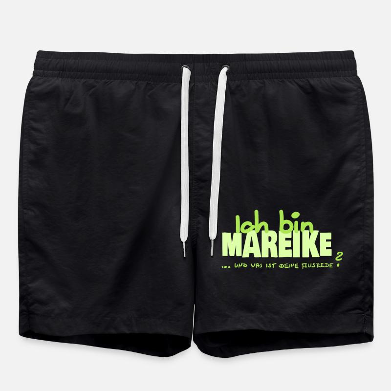 Geschenk für Mareike - Badeshorts - Schwarz