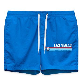 Las Vegas Nevada Est 1905 Vintage Klassisch Retro - Badeshorts - Cobalt blue - Vorne