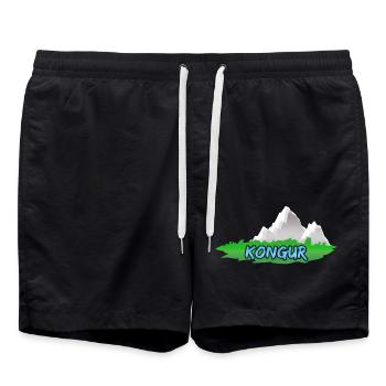 Kongur Kongur - Swim Trunks - black - Front - AI Model Male 185 light (185cm)
