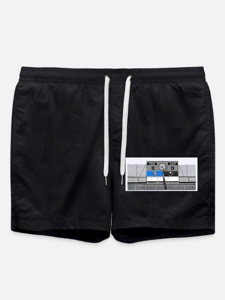 Giesing // Illustration - Swim Trunks - black