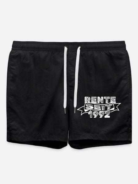 Rente 1992 - Short de bain - noir