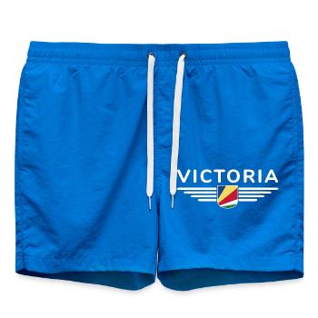Victoria Seychelles fans: Stylish shirts - Swim Trunks - cobalt blue - Front
